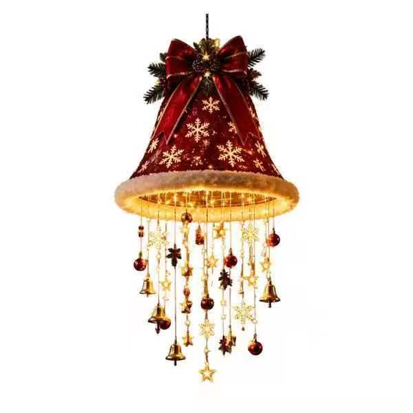 Christmas Hat Hanging Light with Decorations