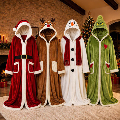 Christmas Velvet Cloak with Hood