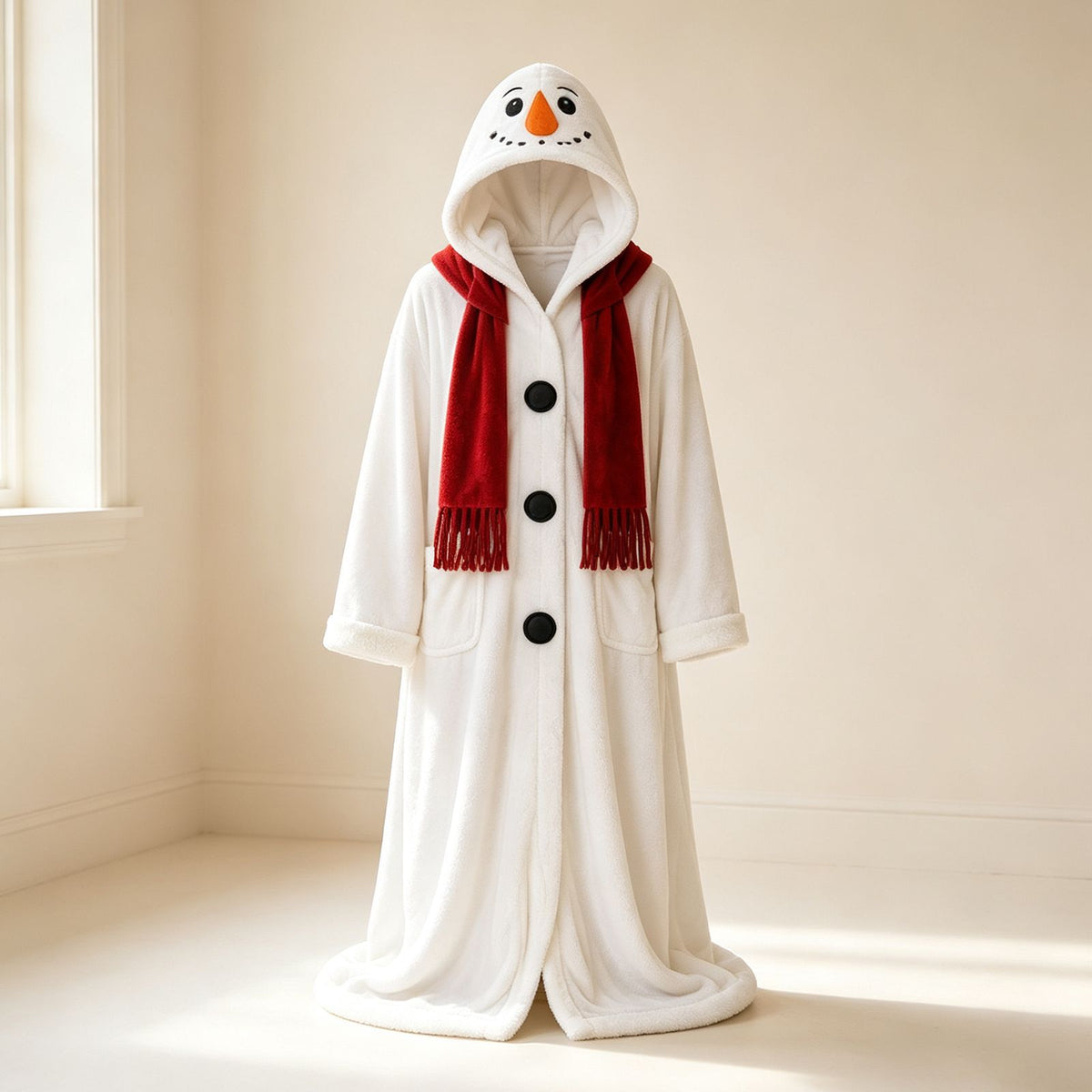 Christmas Velvet Cloak with Hood