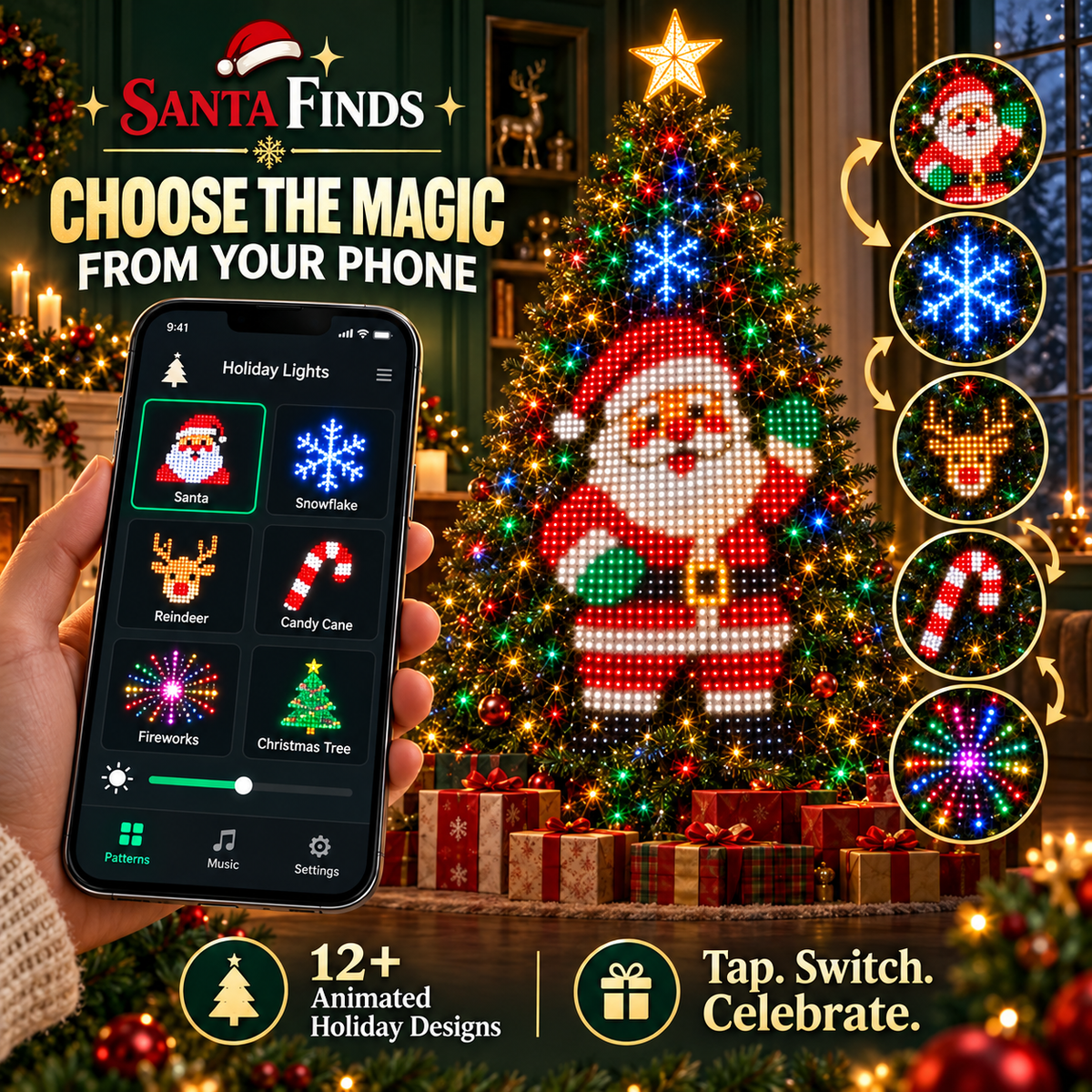 Smart Animated Christmas Tree Lights