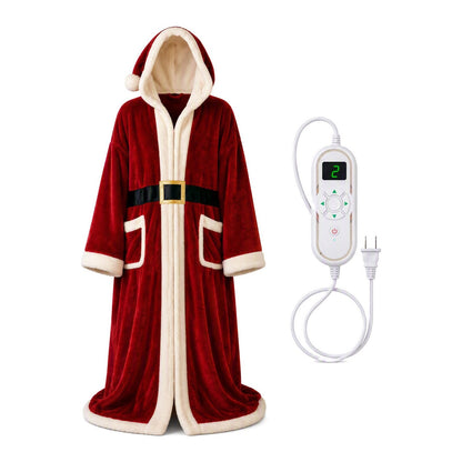 Christmas Velvet Cloak with Hood